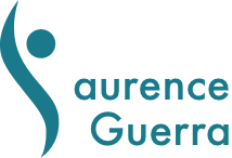 Laurence Guerra Le logo en bleu de Laurence Guerra kinésithérapeute à Tarbes.
